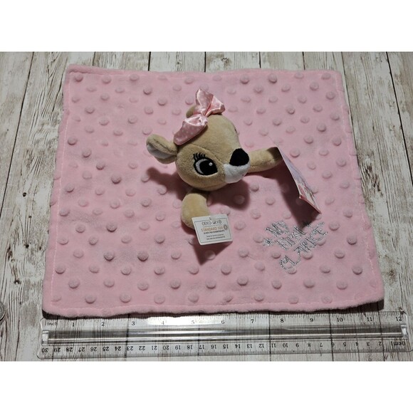 Rudolph the Red-Nosed Reindeer Clarice Pink Holiday Snuggle Blanket 11.5" - Picture 4 of 10